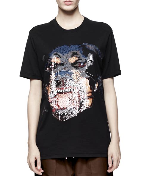 givenchy rottweiler tee womens|givenchy rottweiler graphic shirt.